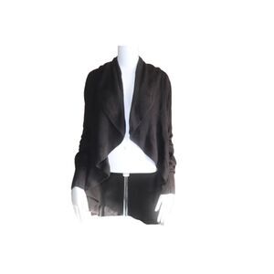 White House Black Market Black Cardigan Sweater Long Sleeve Size Medium